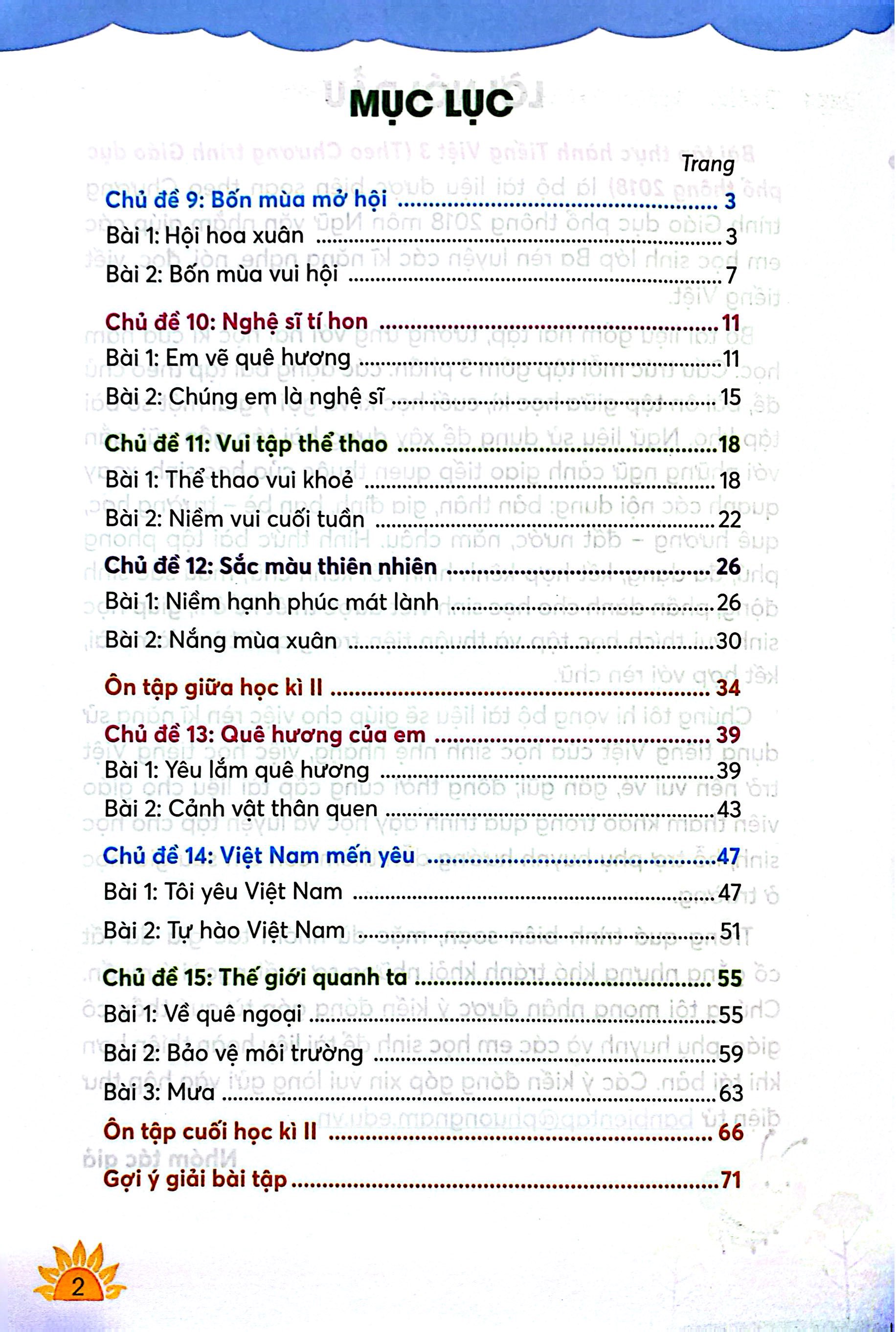 Bộ
						
										
										Bài Tập Thực Hành Tiếng Việt 3 - Tập 2 (Theo Chương Trình Giáo Dục Phổ Thông 2018)