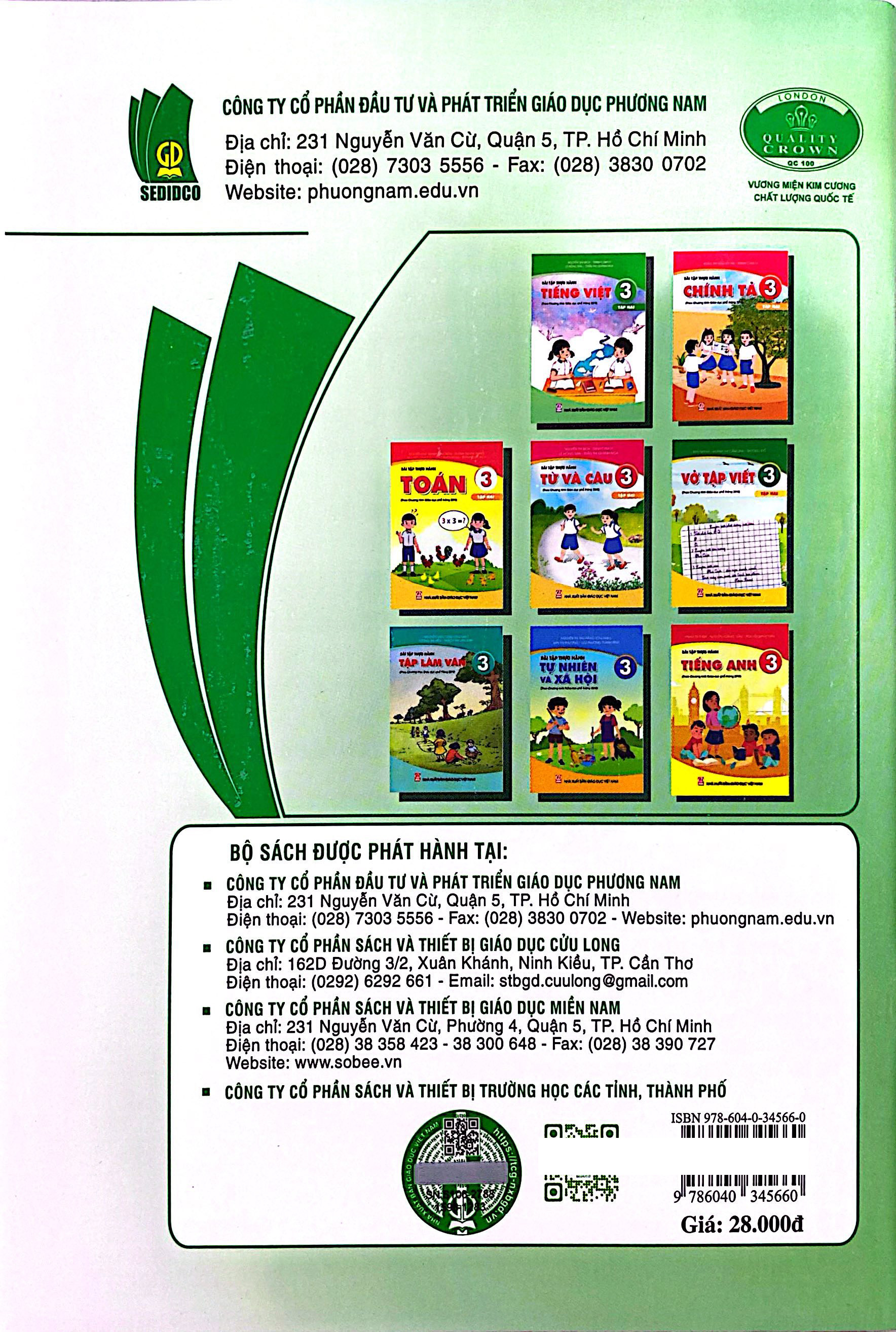 Bộ
						
										
										Bài Tập Thực Hành Tiếng Việt 3 - Tập 2 (Theo Chương Trình Giáo Dục Phổ Thông 2018)