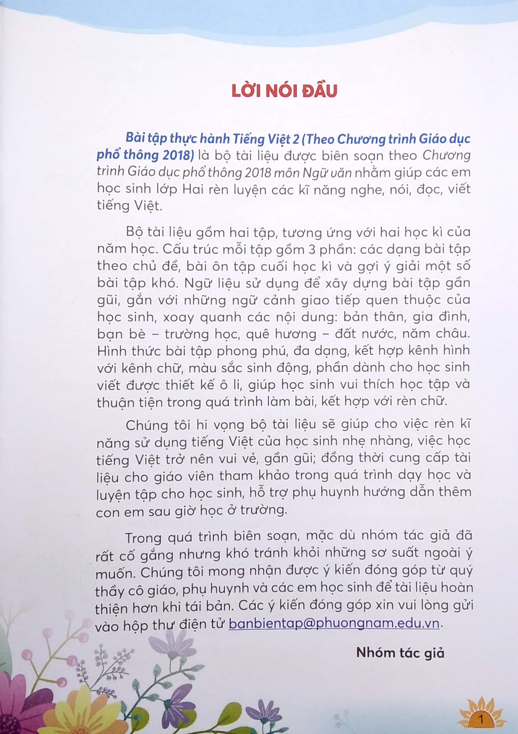 Bo
						
										
										Bai Tap Thuc Hanh Tieng Viet Lop 2 - Tap 2 (Theo Chuong Trinh Giao Duc Pho Thong 2018)