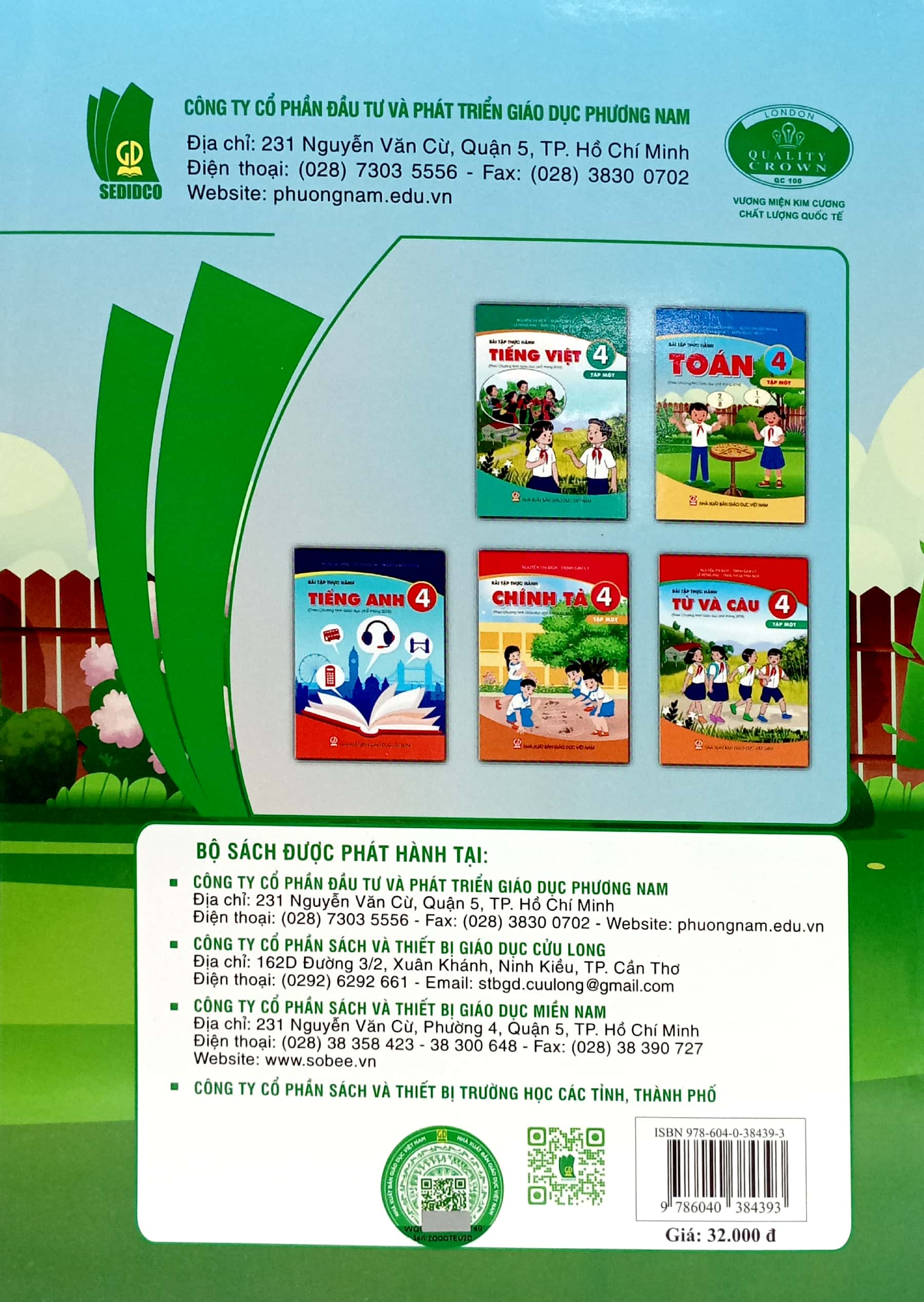 bộ bài tập thực hành toán 4 - tập 2 (theo chương trình giáo dục phổ thông 2018)