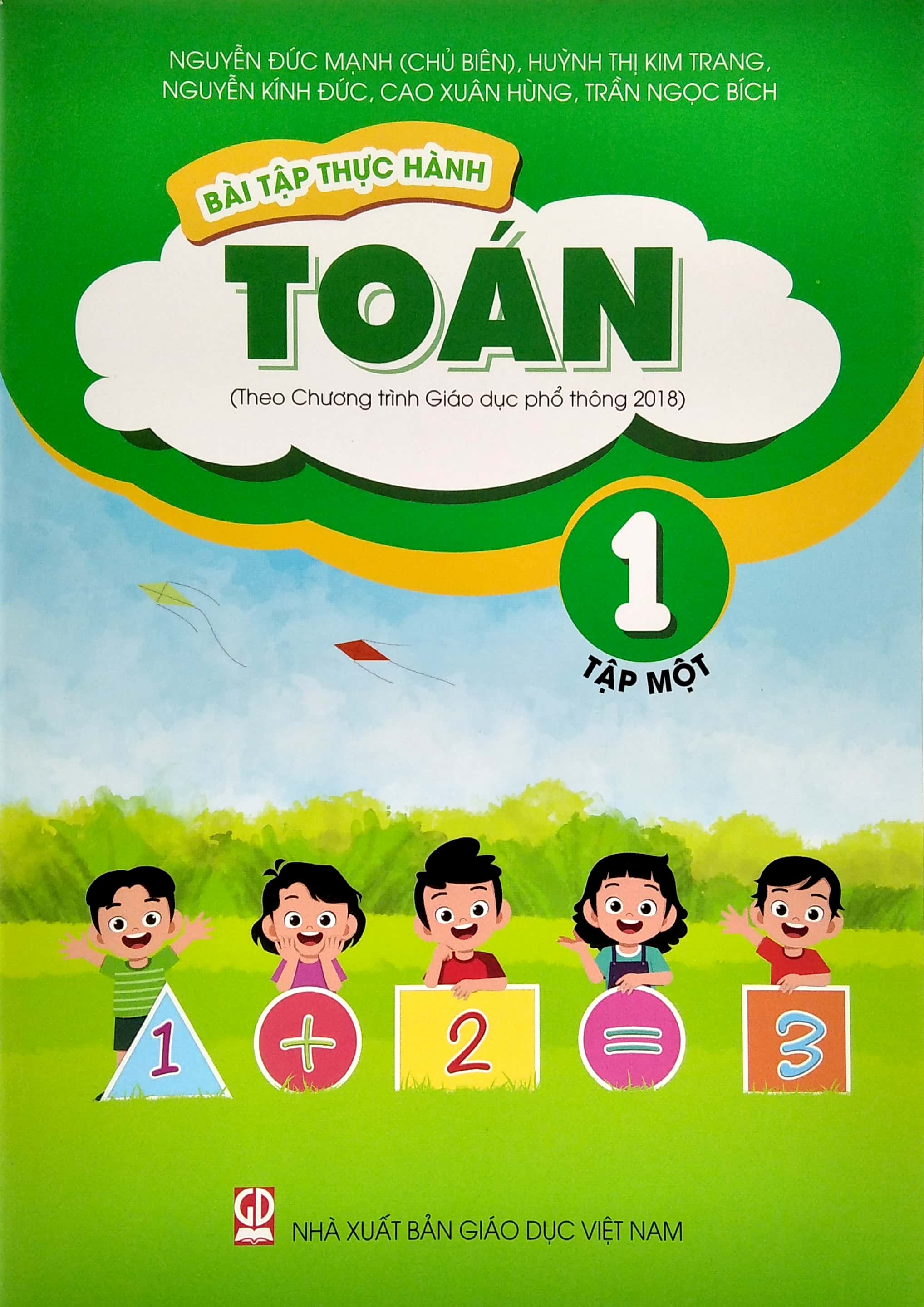 bộ bài tập thực hành toán lớp 1 - tập 1 (theo chương trình giáo dục phổ thông 2018)