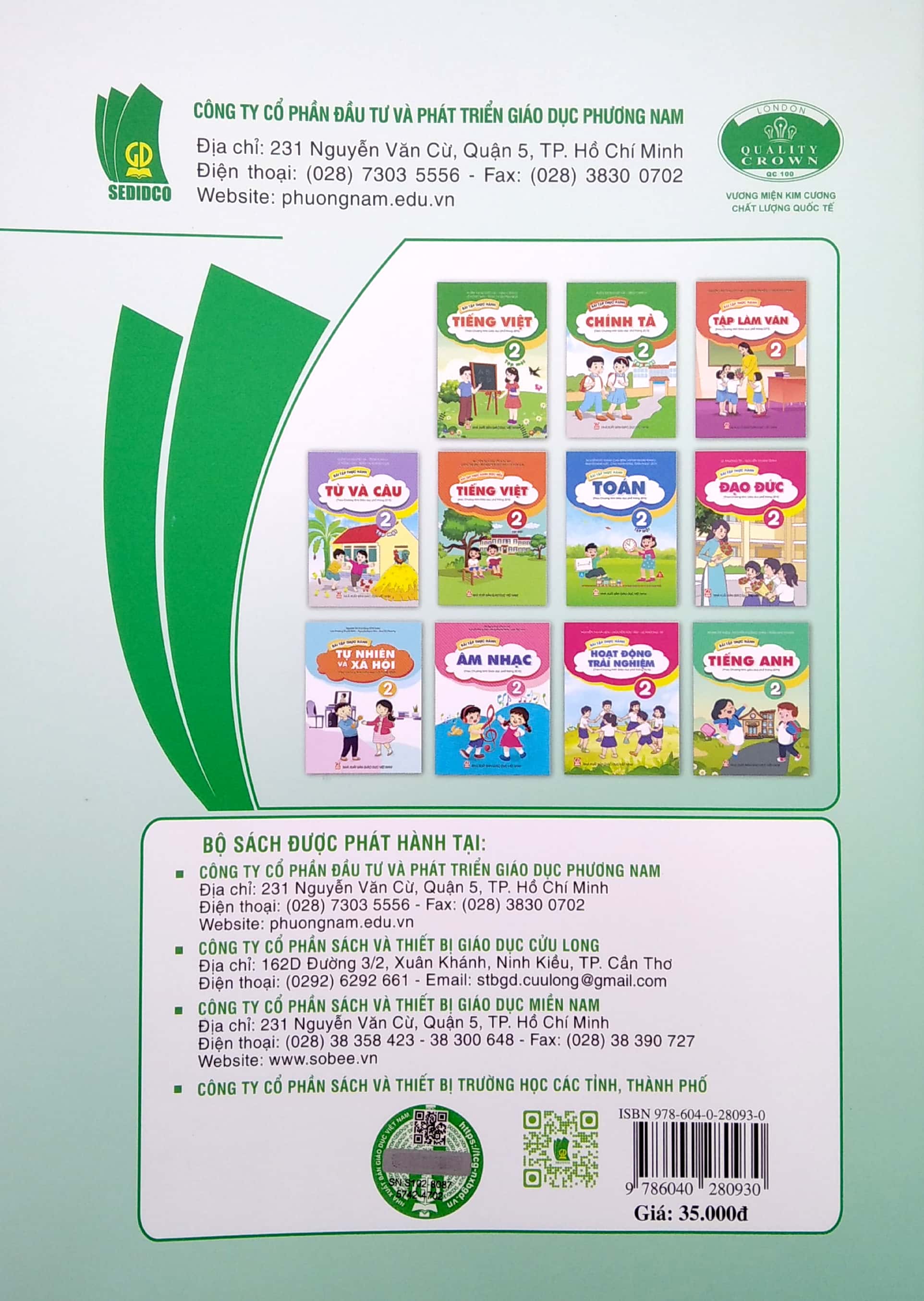 bộ bài tập thực hành toán lớp 2 - tập 2 (theo chương trình giáo dục phổ thông 2018)