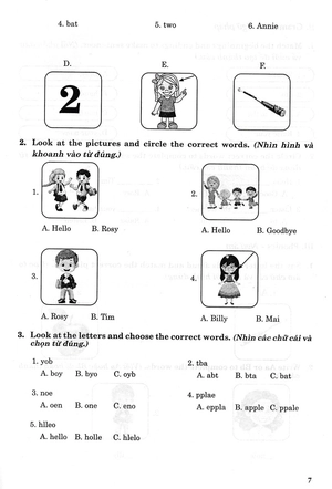 bộ bài tập tiếng anh 1 (biên soạn theo bộ sách family and friends 1 national edition)