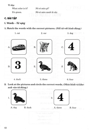 bộ bài tập tiếng anh 1 (biên soạn theo bộ sách family and friends 1 national edition)