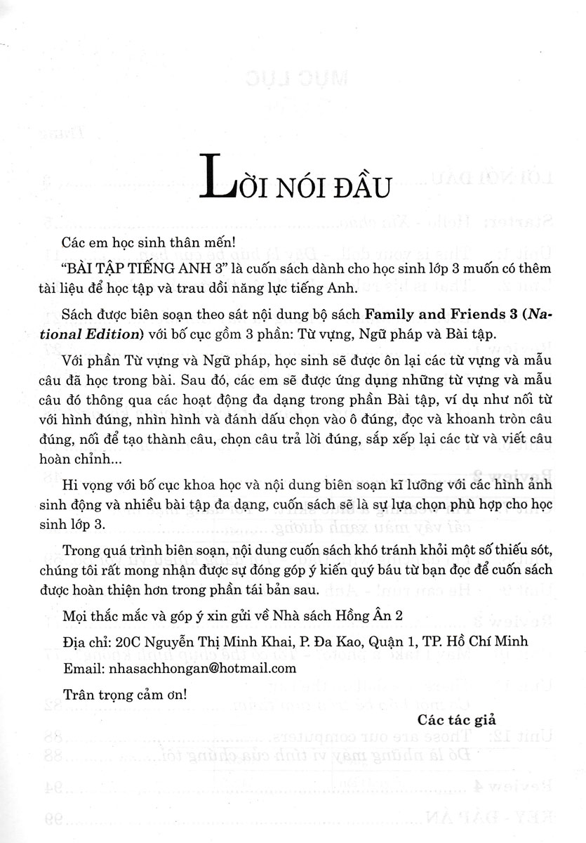 Bộ
						
										
										Bài Tập Tiếng Anh 3 (Family And Friends 3 - National Edition)
