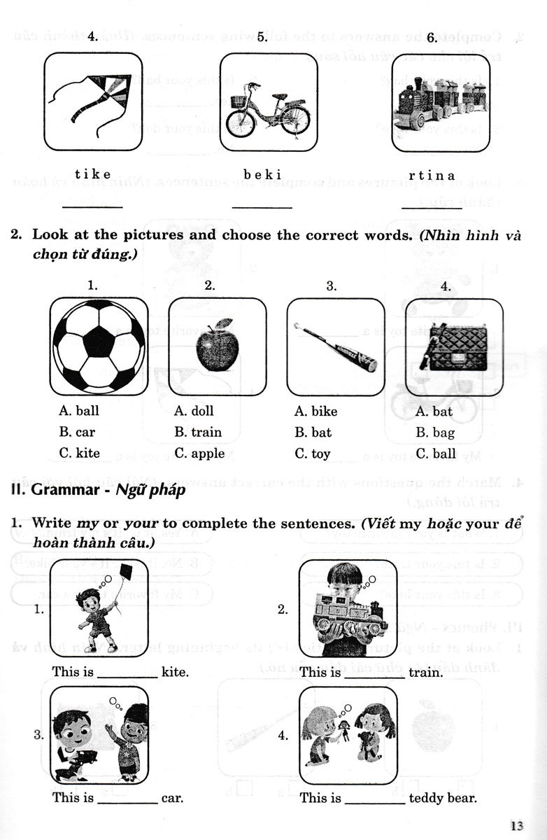 Bộ
						
										
										Bài Tập Tiếng Anh 3 (Family And Friends 3 - National Edition)