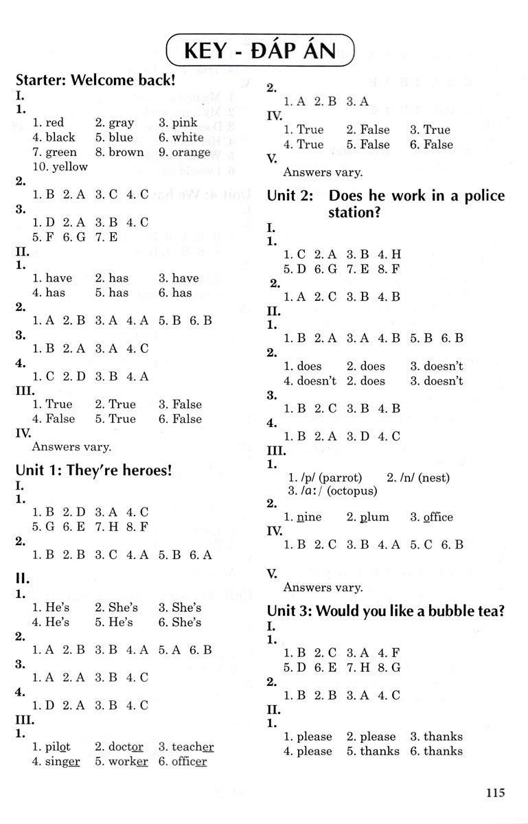 bộ bài tập tiếng anh 4 (biên soạn theo bộ sách family and friends 4 national edition)