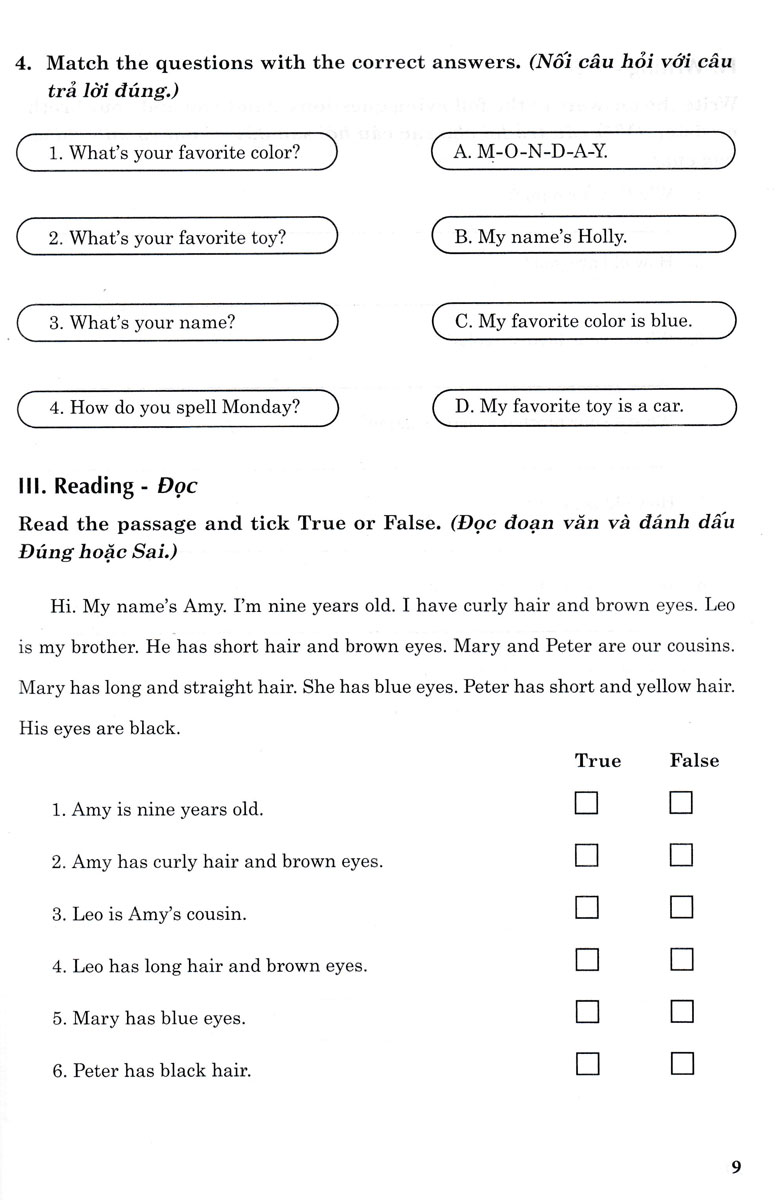 bộ bài tập tiếng anh 4 (biên soạn theo bộ sách family and friends 4 national edition)