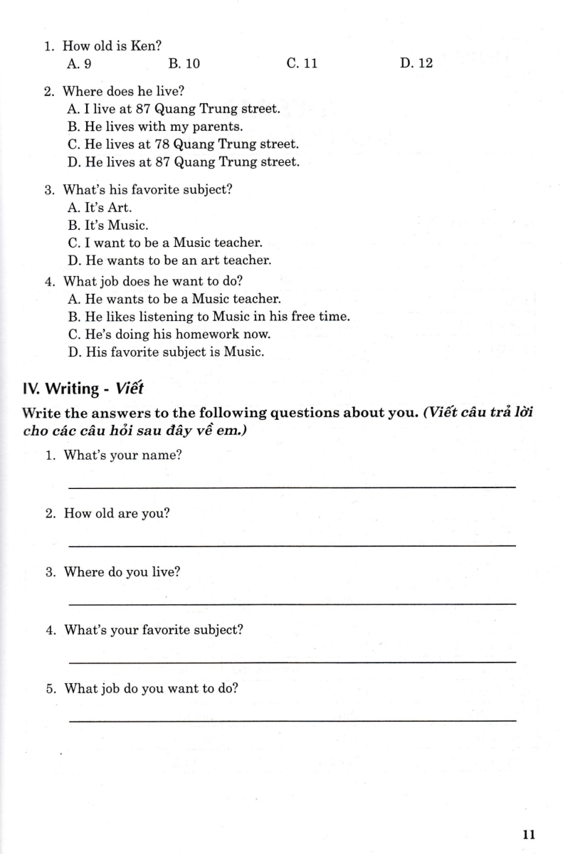 Bộ
						
										
										Bài Tập Tiếng Anh 5 (Family And Friends 5 - National Edition)