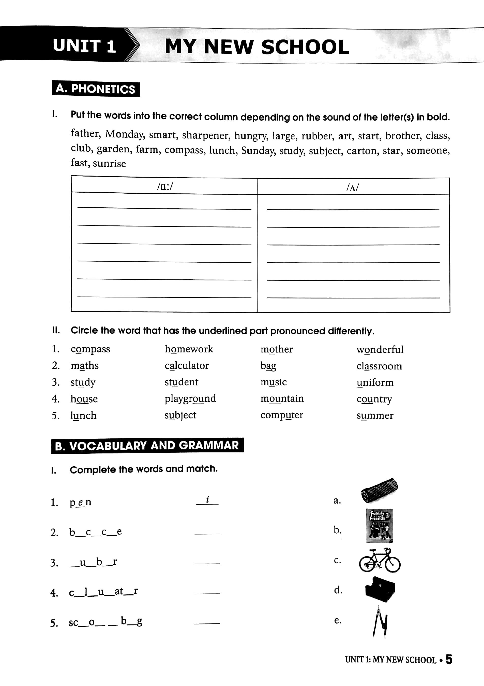 bộ bài tập tiếng anh 6 - tập 1 (có đáp án) - dùng kèm sgk tiếng anh 6 global success (2022)