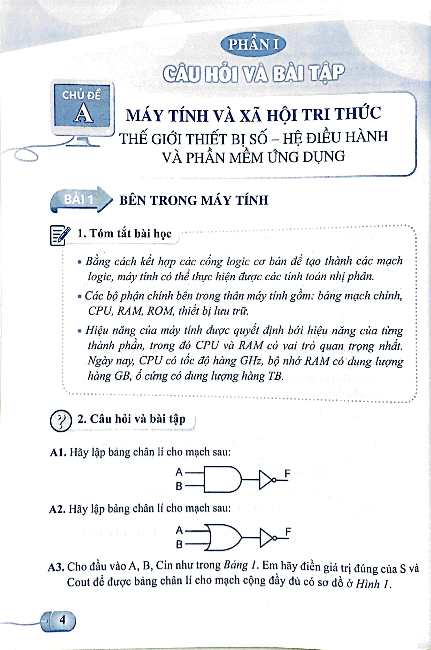 bộ bài tập tin học 11 - tin học ứng dụng (cánh diều) (chuẩn)