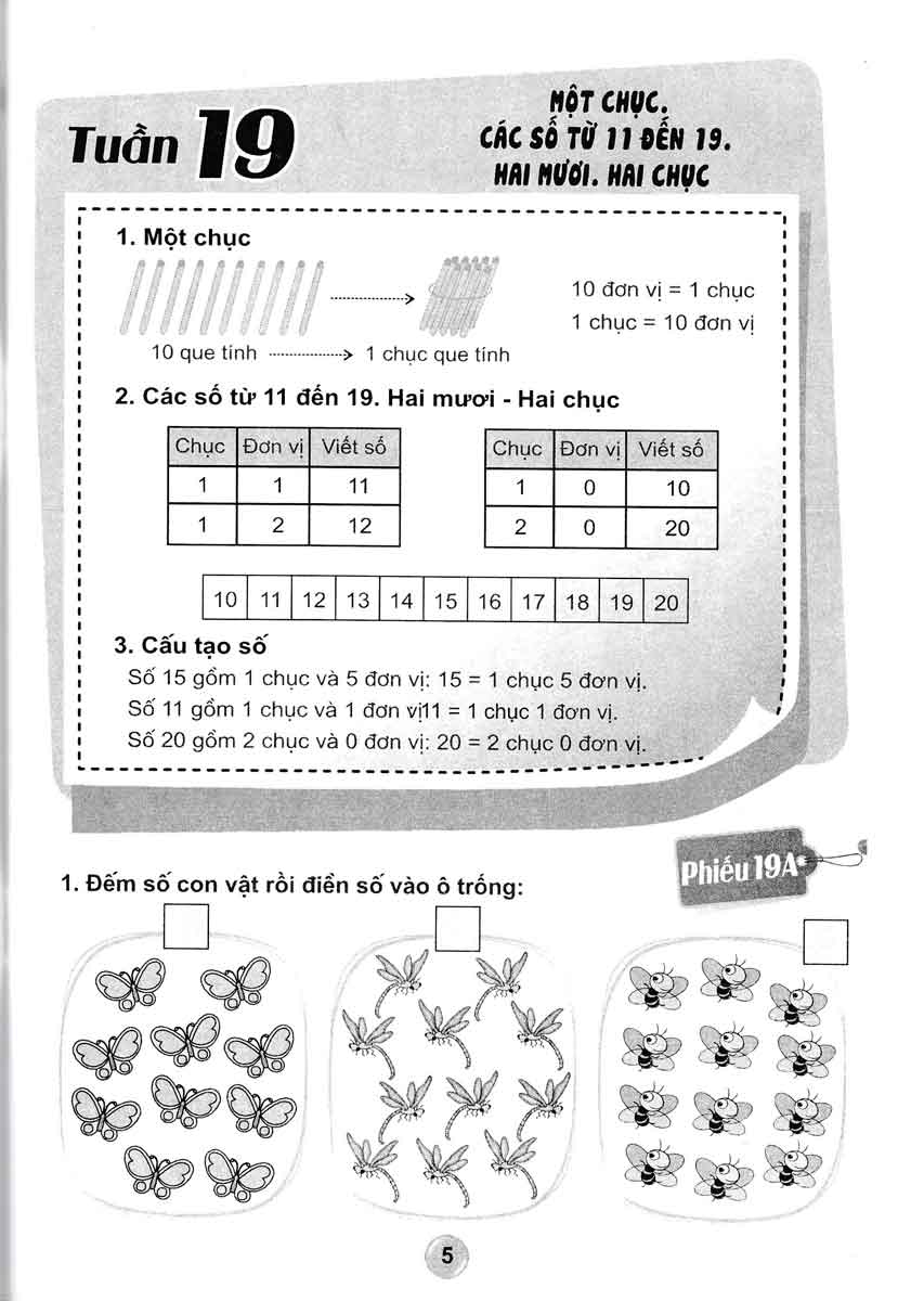 bộ bài tập toán 1 - tập 2 (hai buổi trong ngày) - theo chương trình tiểu học mới