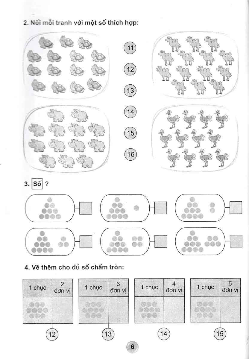 bộ bài tập toán 1 - tập 2 (hai buổi trong ngày) - theo chương trình tiểu học mới