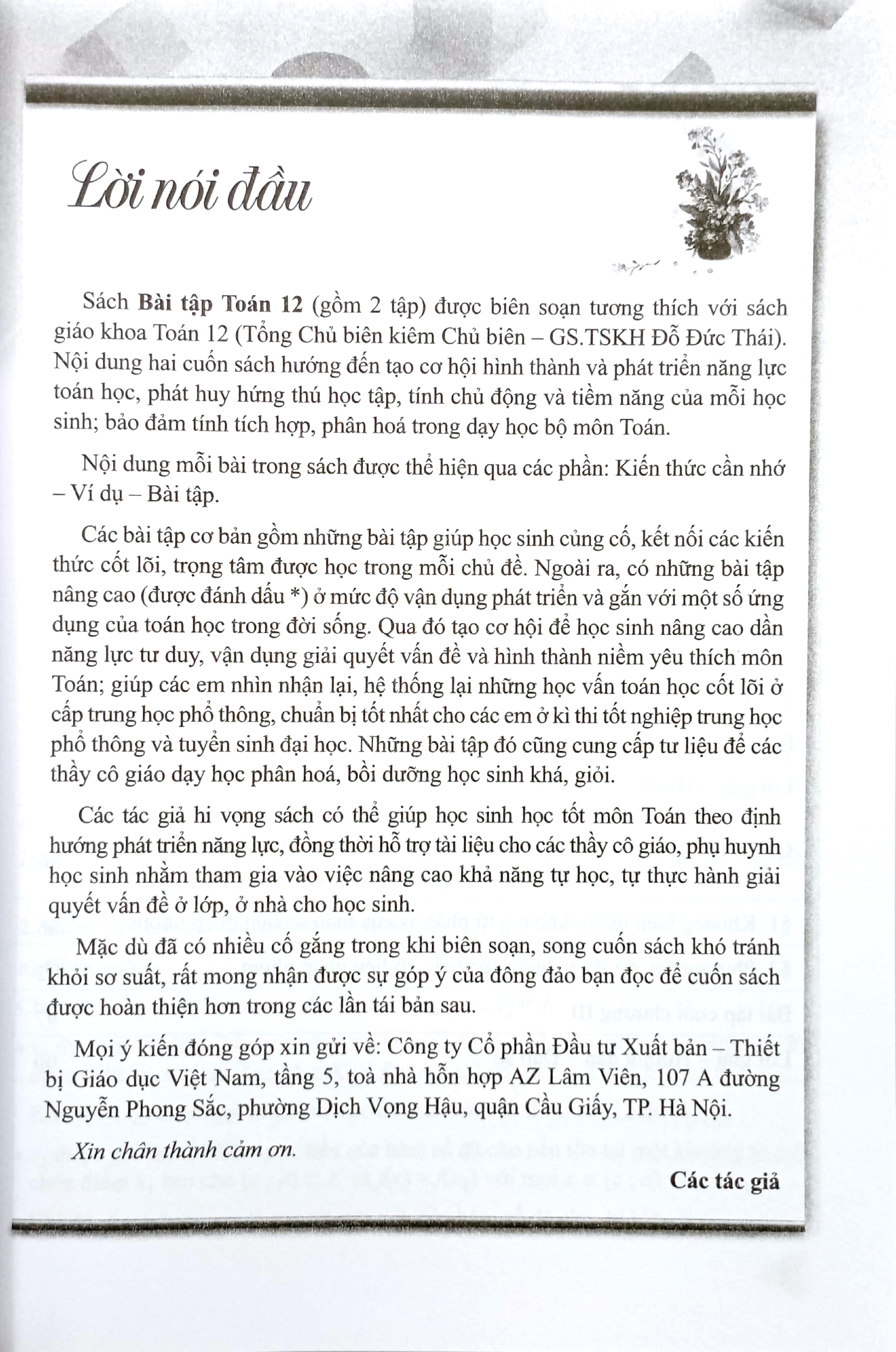 Bo
						
										
										Bai Tap Toan 12 - Tap 1 (Canh Dieu) (Chuan)