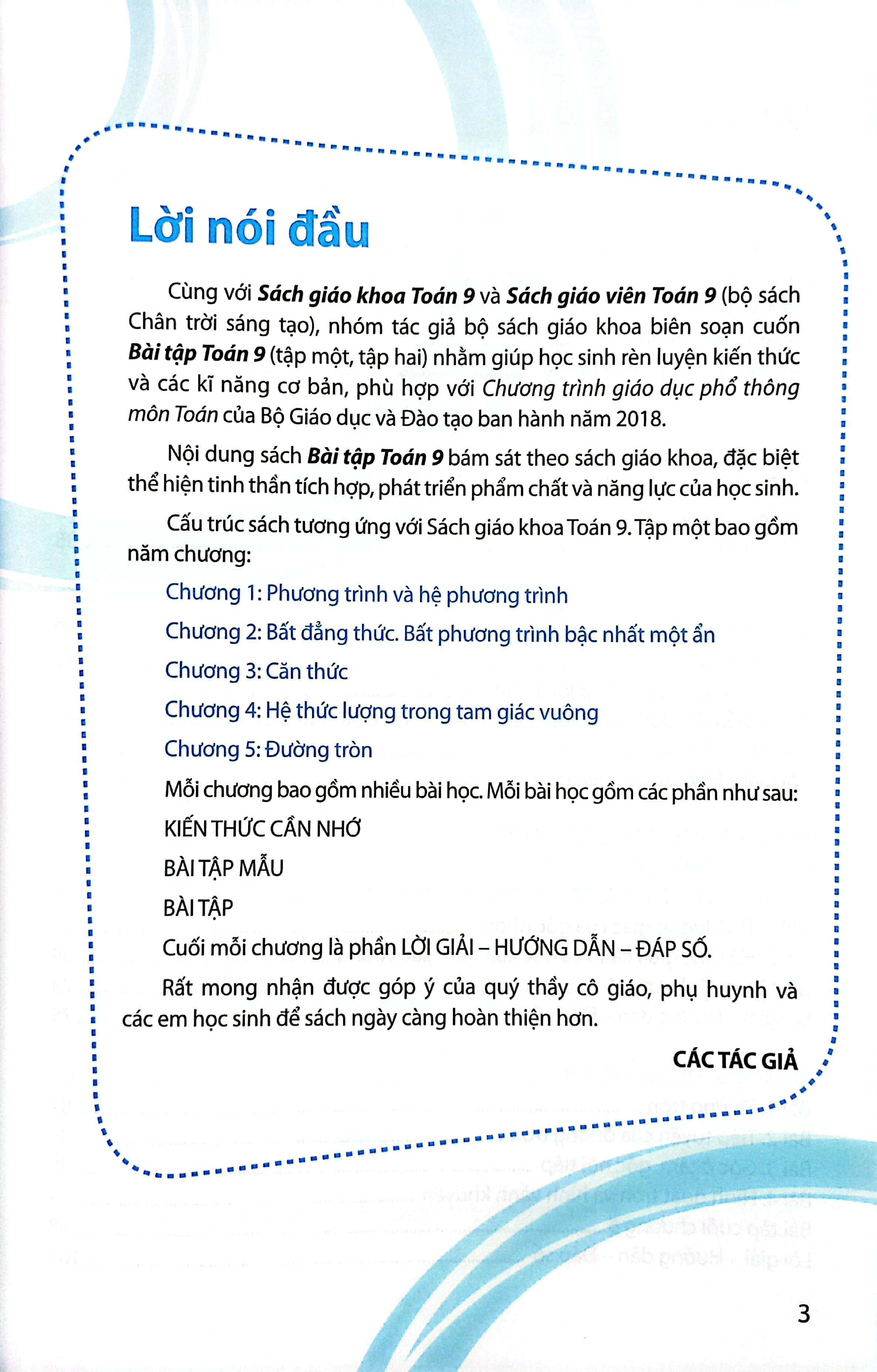 Bo
						
										
										Bai Tap Toan 9 - Tap 1 (Chan Troi) (Chuan)