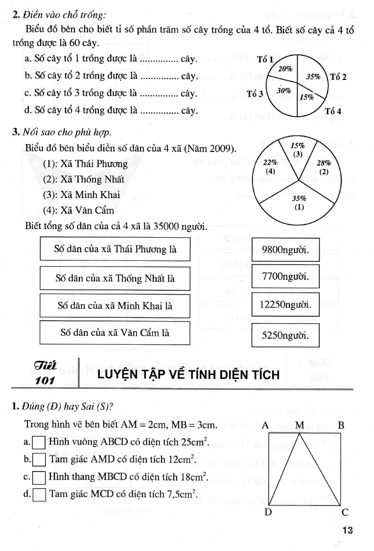 bộ bài tập trắc nghiệm hay và khó toán 5 - tập 2