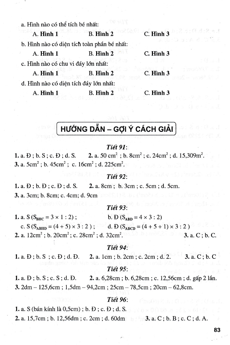 bộ bài tập trắc nghiệm hay và khó toán 5 - tập 2