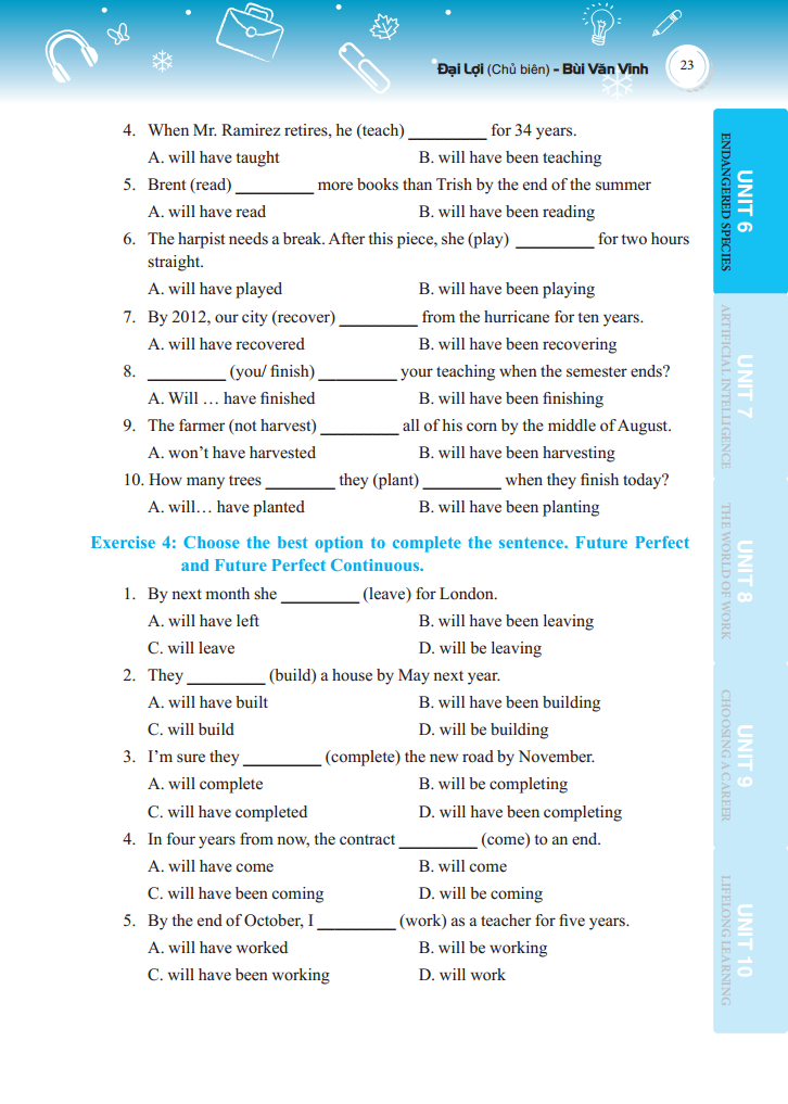 bộ bài tập trắc nghiệm tiếng anh lớp 12 tập 2- có đáp án