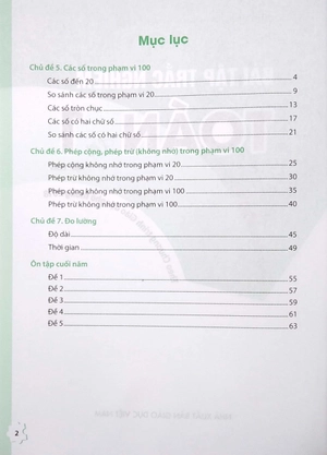 bộ bài tập trắc nghiệm toán lớp 1 - tập 2 (theo chương trình giáo dục phổ thông 2018)