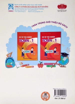 bộ bài tập trắc nghiệm toán lớp 1 - tập 2 (theo chương trình giáo dục phổ thông 2018)