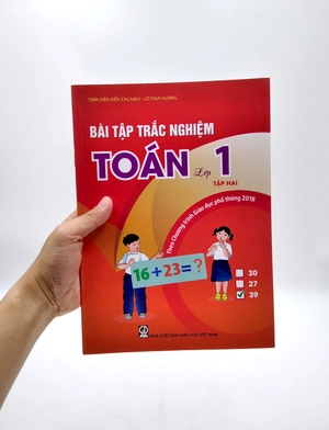 bộ bài tập trắc nghiệm toán lớp 1 - tập 2 (theo chương trình giáo dục phổ thông 2018)