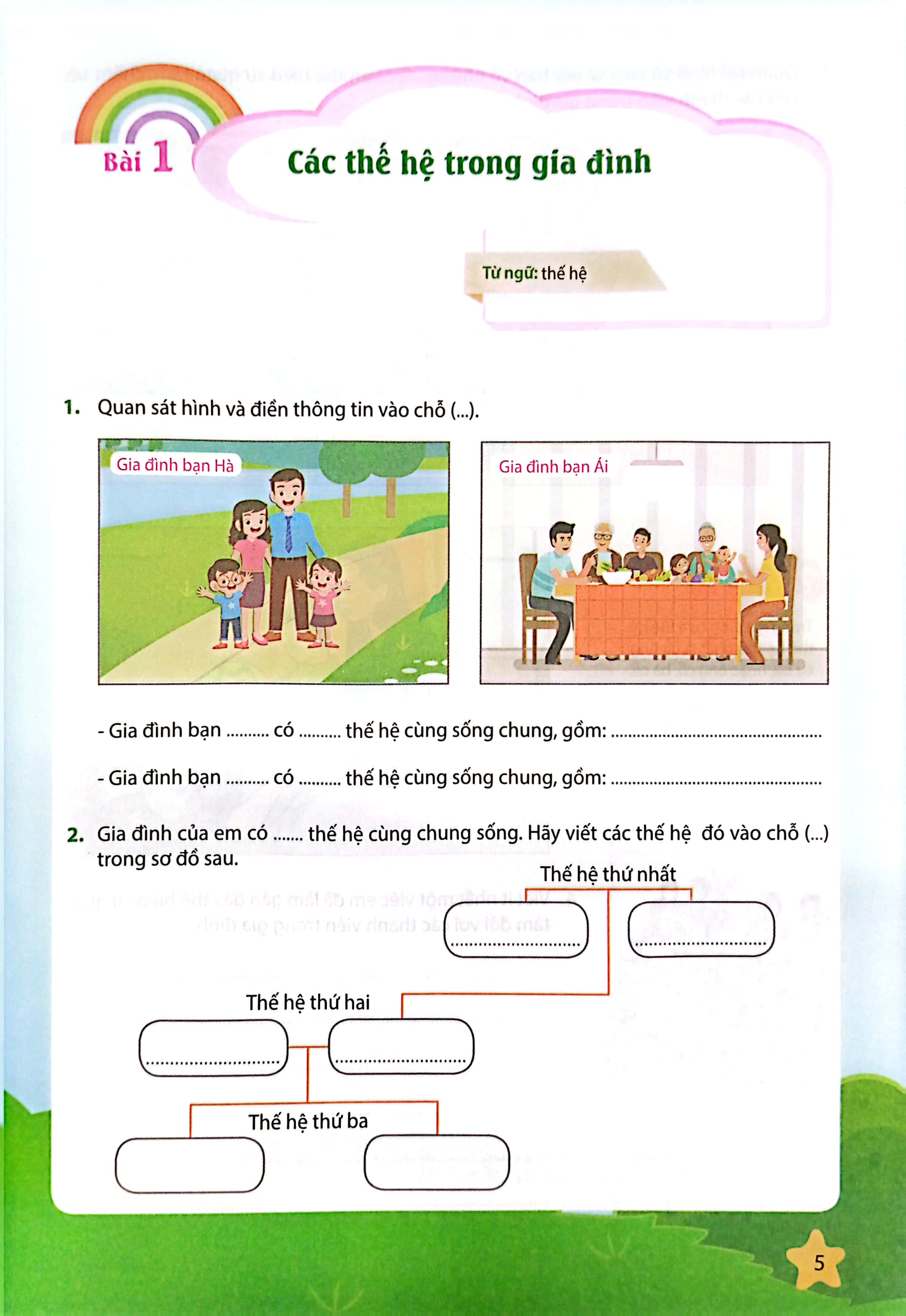 bộ bài tập tự nhiên và xã hội 2 cơ bản và nâng cao