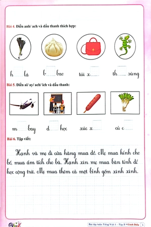 bộ bài tập tuần tiếng việt 1 - tập 2 (cánh diều) (2022)