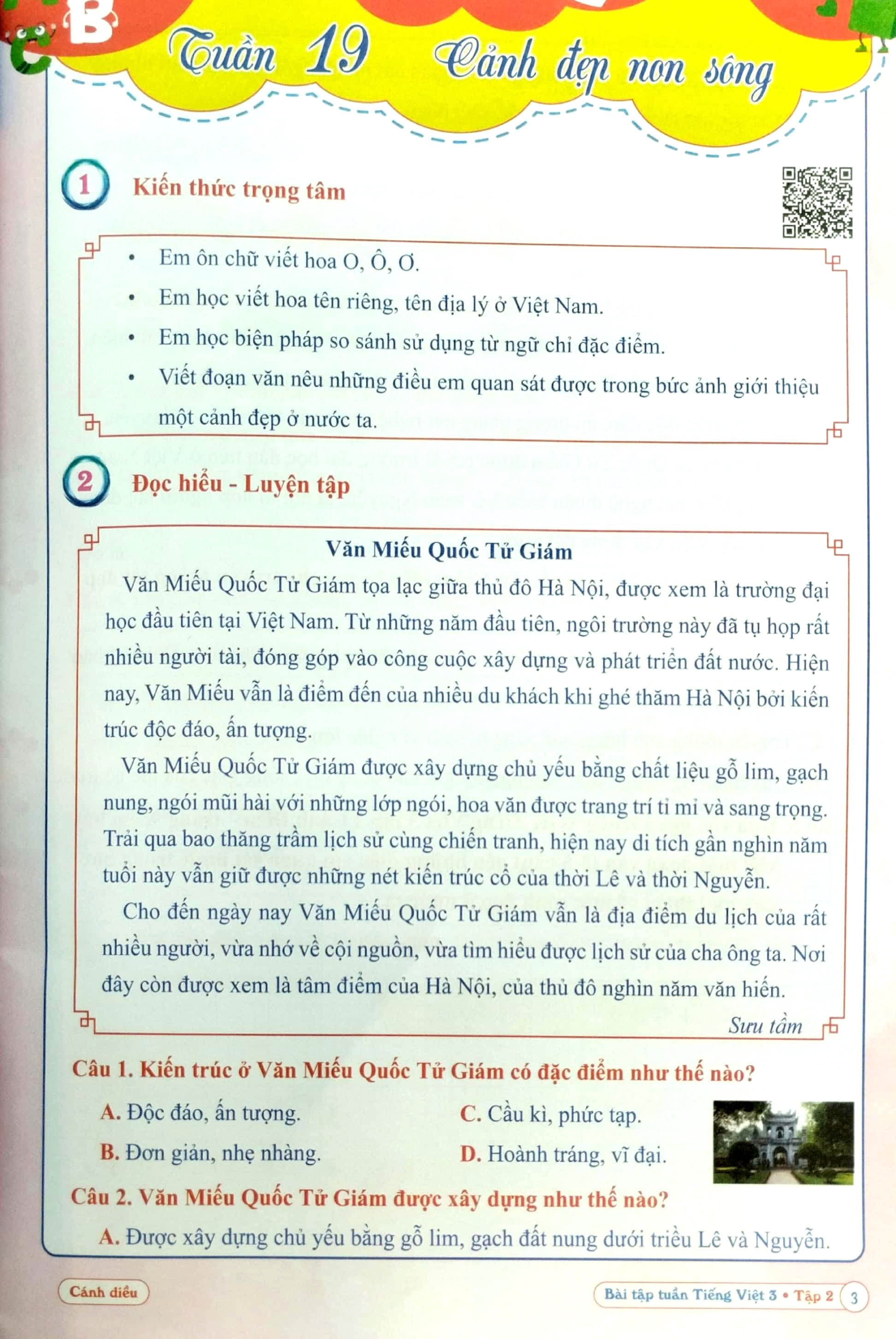 bộ bài tập tuần tiếng việt 3 - tập 2 (cánh diều) (2022)