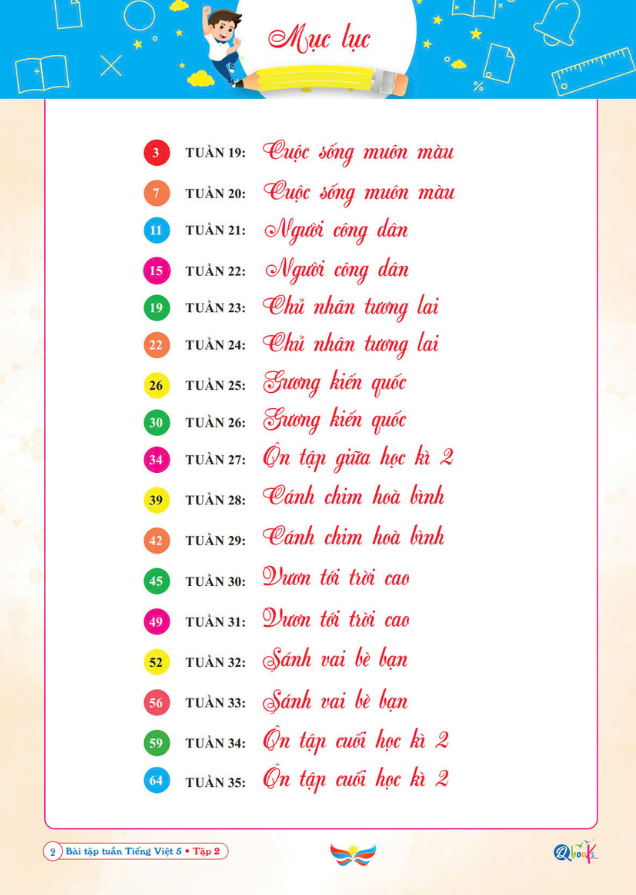 Bo
						
										
										Bai Tap Tuan Tieng Viet 5 - Tap 2 (Canh Dieu)