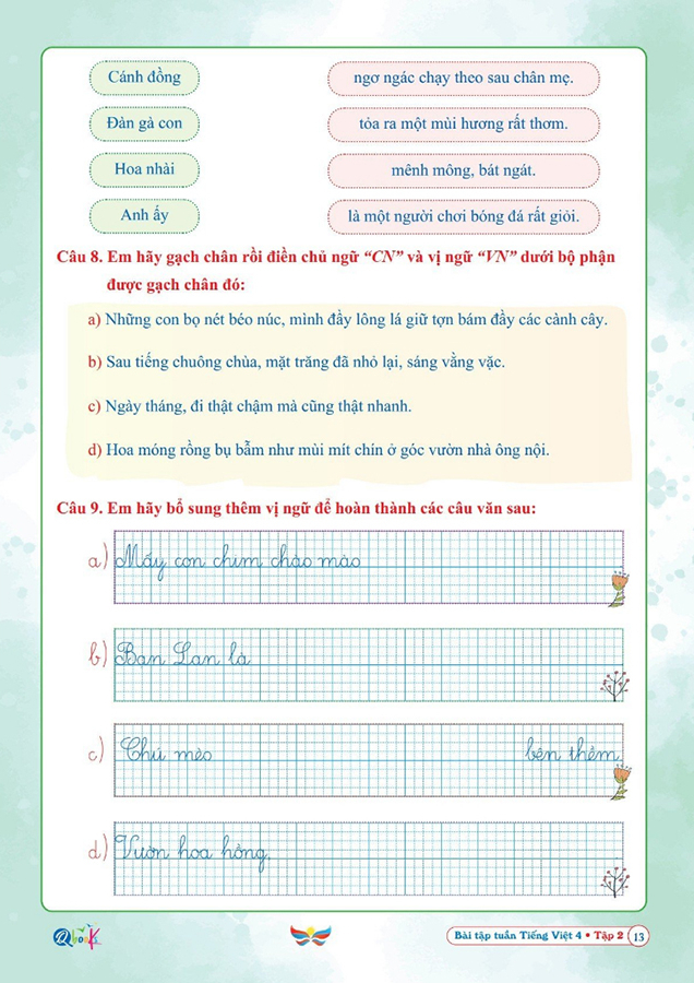 Bo
						
										
										Bai Tap Tuan Tieng Viet Lop 4 - Tap 2 (Canh Dieu)