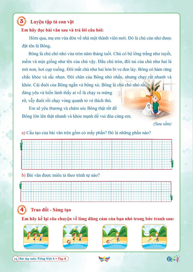 Bo
						
										
										Bai Tap Tuan Tieng Viet Lop 4 - Tap 2 (Canh Dieu)