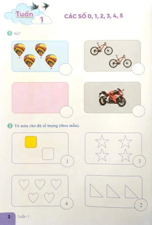 bộ bài tập tuần toán 1 - tập 1 (bộ sách kết nối tri thức với cuộc sống)