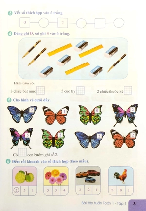 bộ bài tập tuần toán 1 - tập 1 (bộ sách kết nối tri thức với cuộc sống)