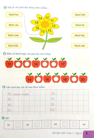bộ bài tập tuần toán 1 - tập 2 (bộ sách kết nối tri thức với cuộc sống)
