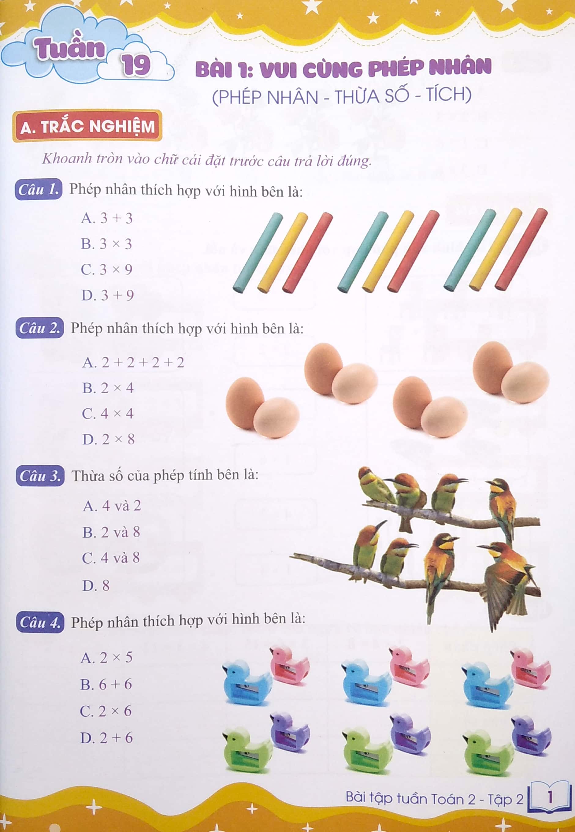 bộ bài tập tuần toán 2 - tập 2 (biên soạn theo chương trình giáo dục phổ thông mới)