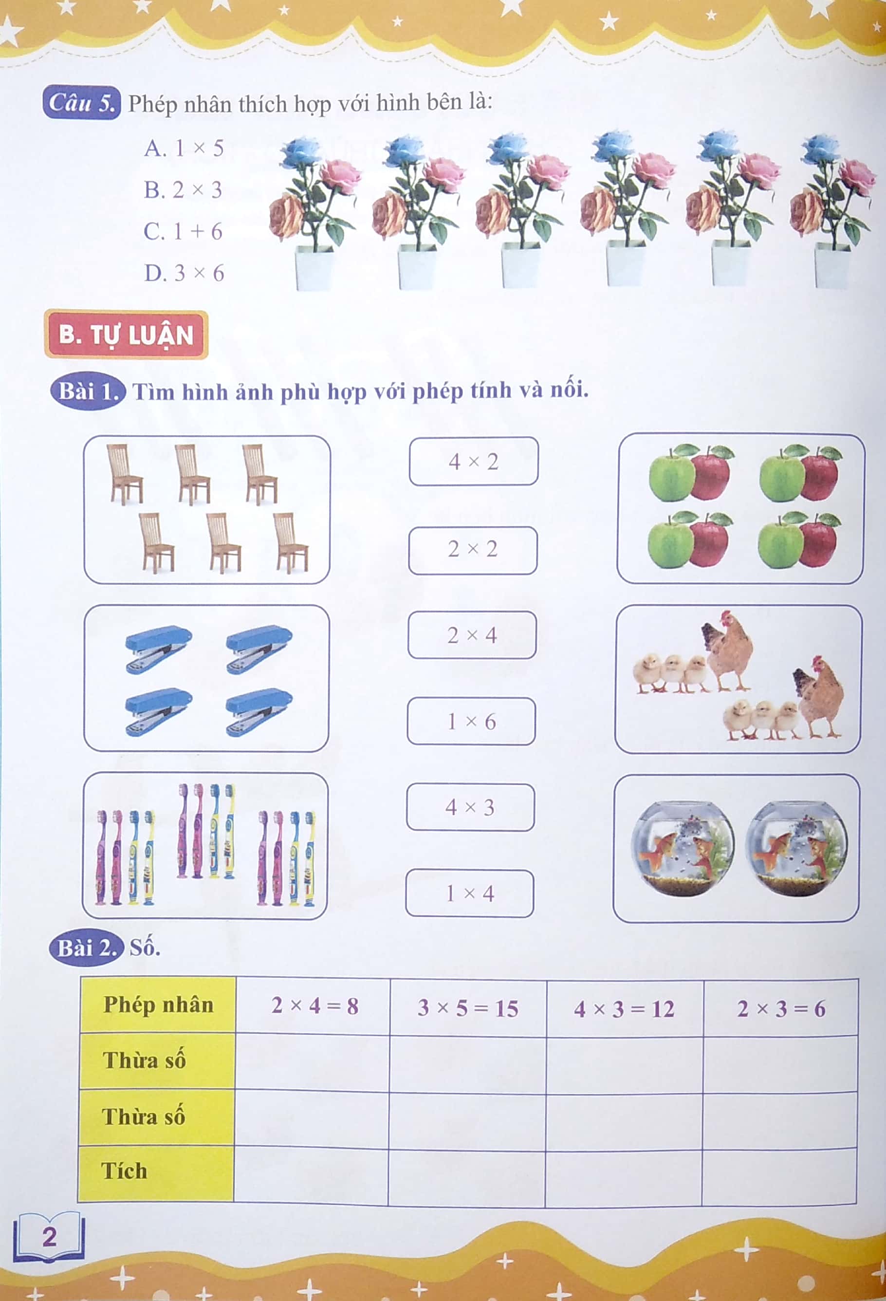 bộ bài tập tuần toán 2 - tập 2 (biên soạn theo chương trình giáo dục phổ thông mới)