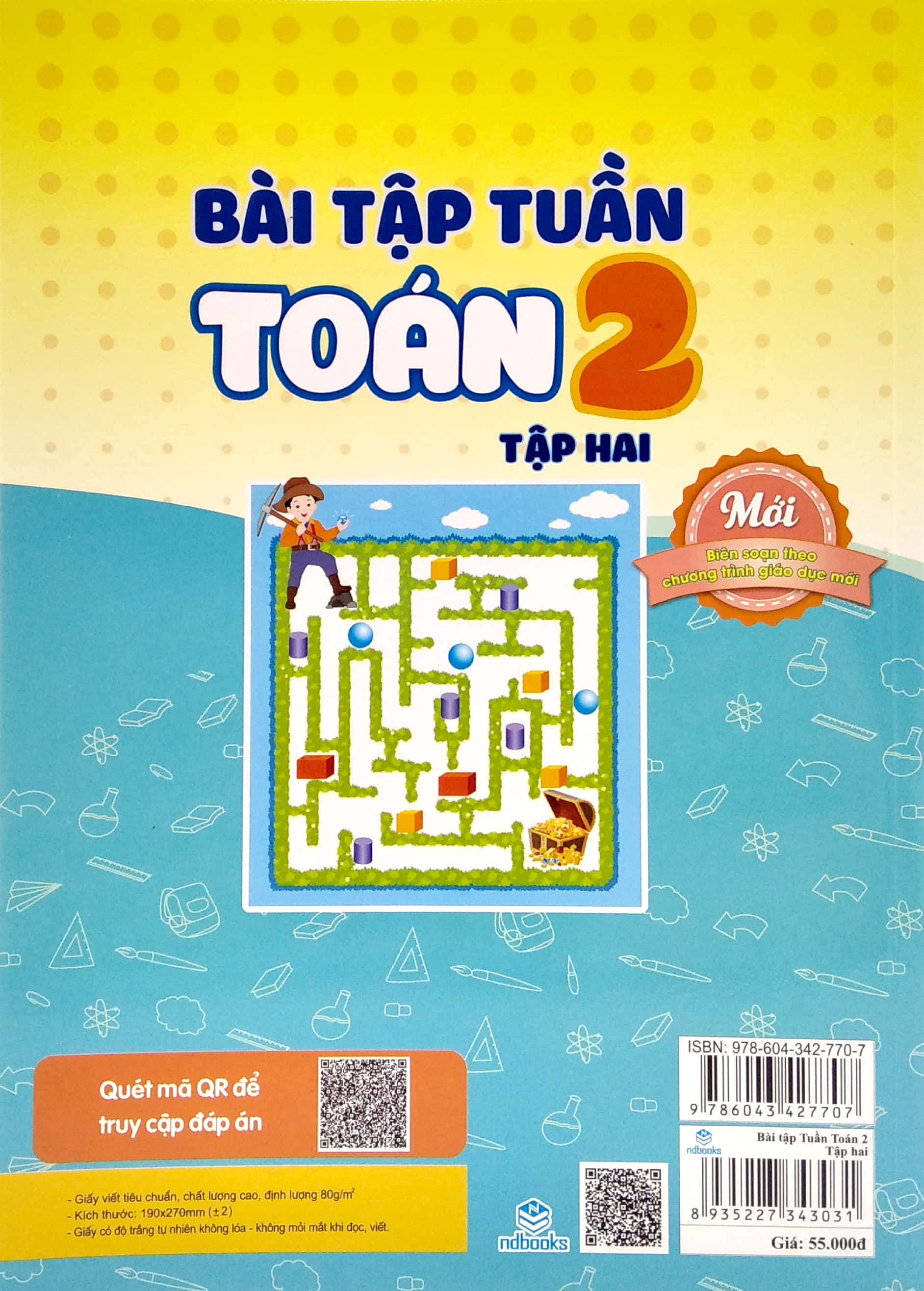 bộ bài tập tuần toán 2 - tập 2 (biên soạn theo chương trình giáo dục phổ thông mới)