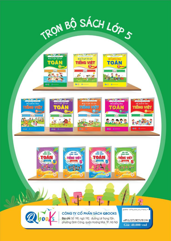 Bộ
						
										
										Bài Tập Tuần Toán 5 - Tập 1 (Cánh Diều)