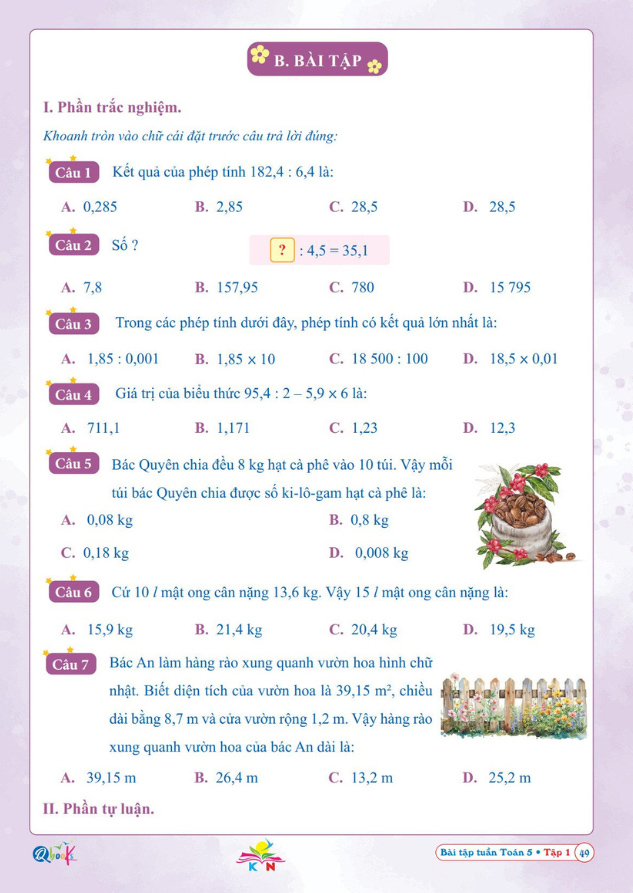 Bo
						
										
										Bai Tap Tuan Toan 5 - Tap 1 (Ket Noi)