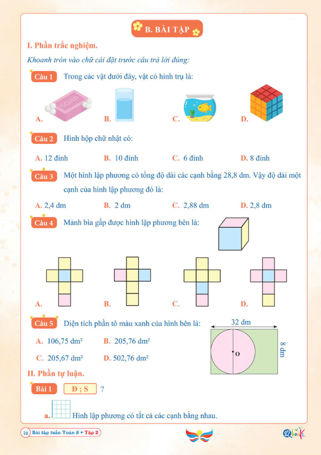 Bo
						
										
										Bai Tap Tuan Toan 5 - Tap 2 (Canh Dieu)