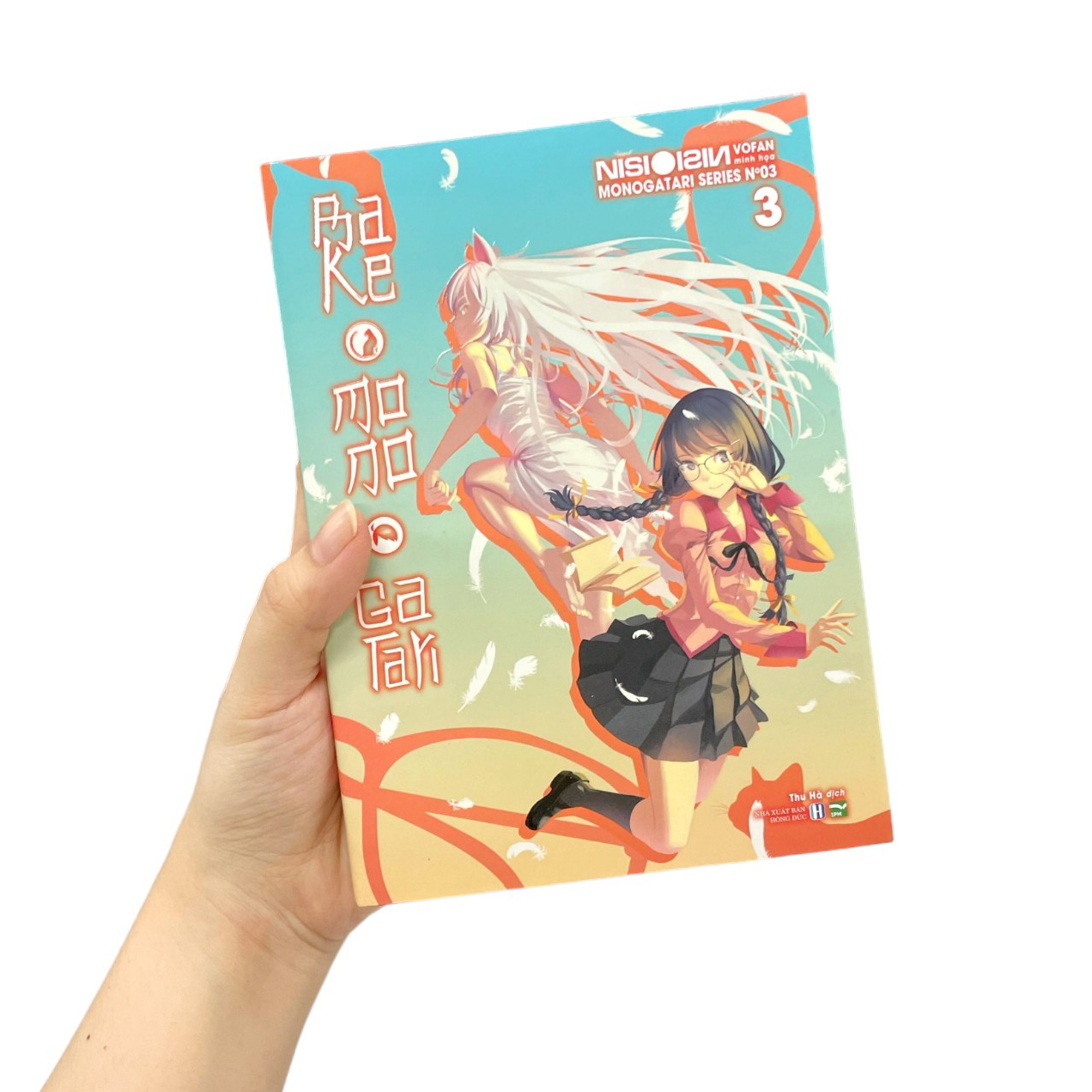 bộ bakemonogatari 3 - bản thường ver b: postcard nhựa