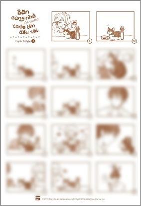 bộ bạn cùng nhà thi thoảng trèo lên đầu tôi - tập 5 - bản đặc biệt - tặng kèm card ppvc mèo nổ + extra paper + set 5 card ivory + khung ảnh đựng card