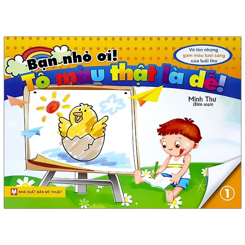 bộ bạn nhỏ ơi, tô màu thật là dễ - tập 1