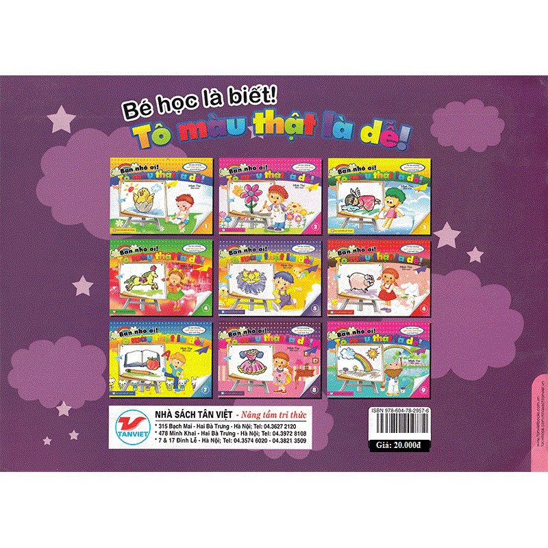 bộ bạn nhỏ ơi, tô màu thật là dễ - tập 5