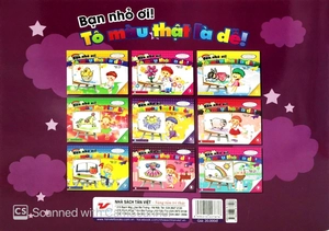 bộ bạn nhỏ ơi, tô màu thật là dễ - tập 8