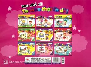 bộ bạn nhỏ ơi, tô màu thật là dễ - tập 9