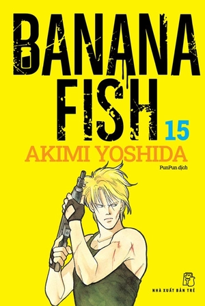 bộ banana fish - tập 15 - tặng kèm postcard giấy