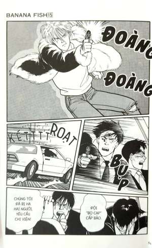 bộ banana fish - tập 15 - tặng kèm postcard giấy