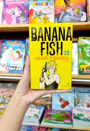 bộ banana fish - tập 15 - tặng kèm postcard giấy
