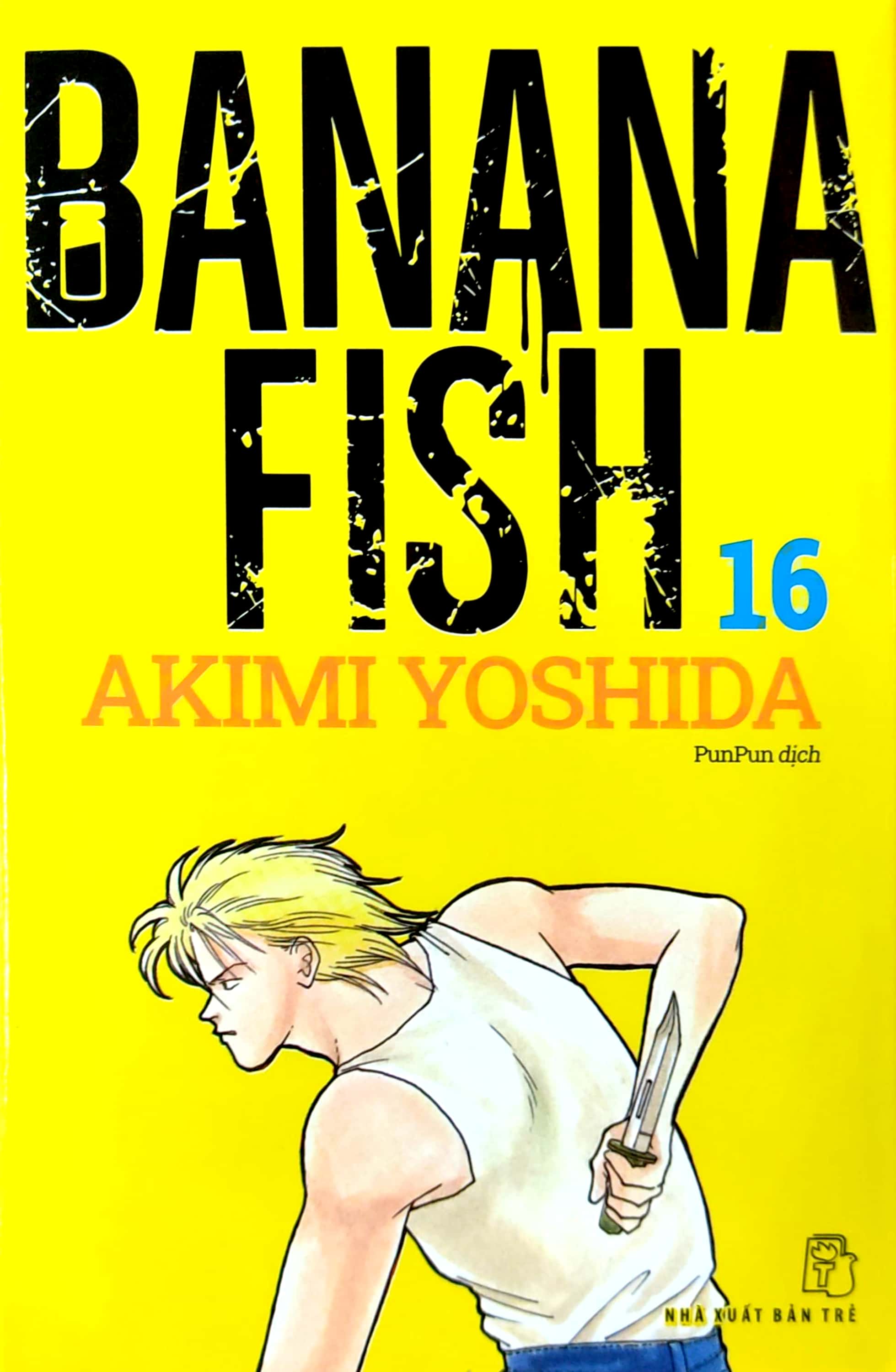 bộ banana fish - tập 16 - tặng kèm postcard giấy